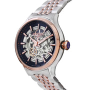 Roamer Competence Skeleton III Automatic Silver Round Dial Men's Watch - 101663 47 15 10N