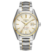 Roamer Searock Automatic Gold Sunray Round Dial Men's Watch - 210665 49 25 20