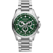 Roamer Rockshell Mark III Chronograph Green Round Dial Men's Watch - 220837 41 75 50