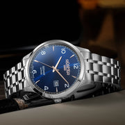 ROAMER Seehof Swiss Made Blue Round Dial Men's Watch - 509833 41 44 20