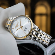 ROAMER Seehof Swiss Made CZ Silver Round Dial Women's Watch - 509847 47 10 20