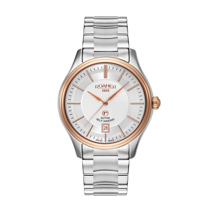 ROAMER Rotopower Automatic Silver Round Dial Men&