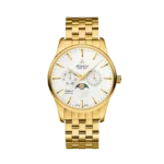 Atlantic Seaport Moonphase | Yellow Gold | Steel