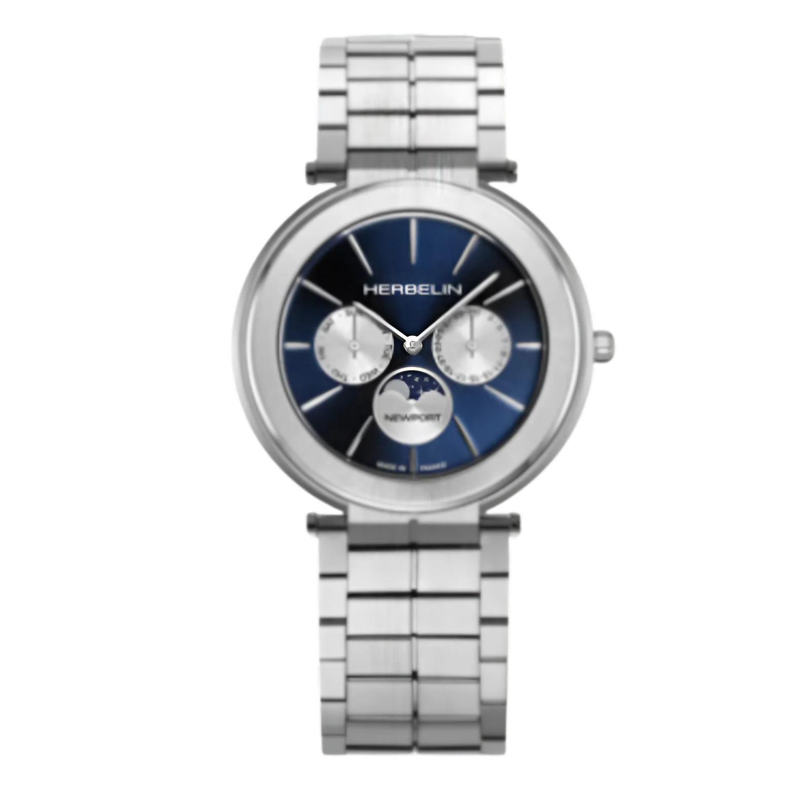 SKU A 60900 RO26 (40) (1) Herbelin Newport Slim | Stainless Steel - Image 1