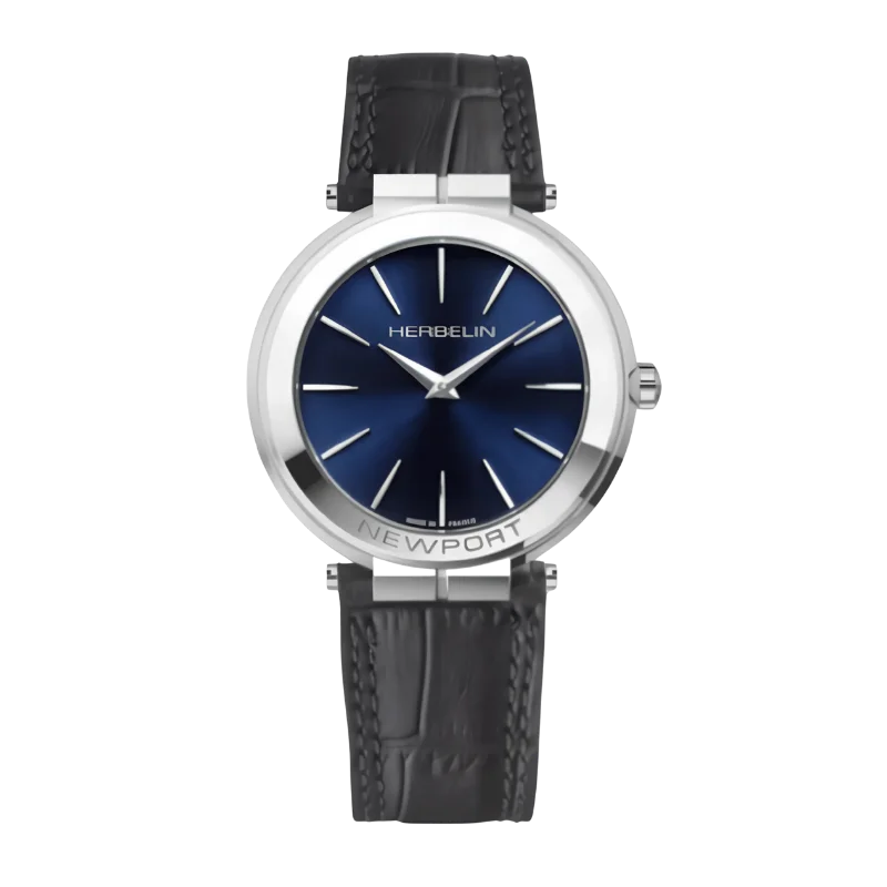 SKU A 60900 RO26 (7) Herbelin Newport Slim | Leather - Image 1