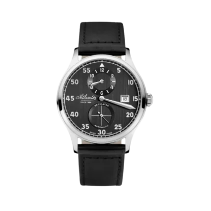Atlantic Worldmaster Heritage Regulator | Black/Leather