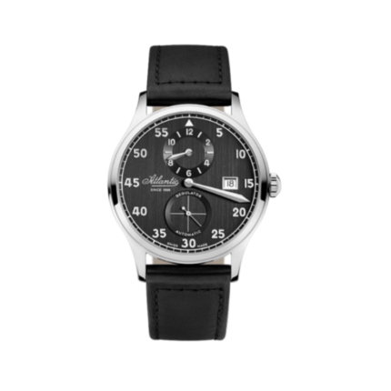 Atlantic Worldmaster Heritage Regulator | Black/Leather