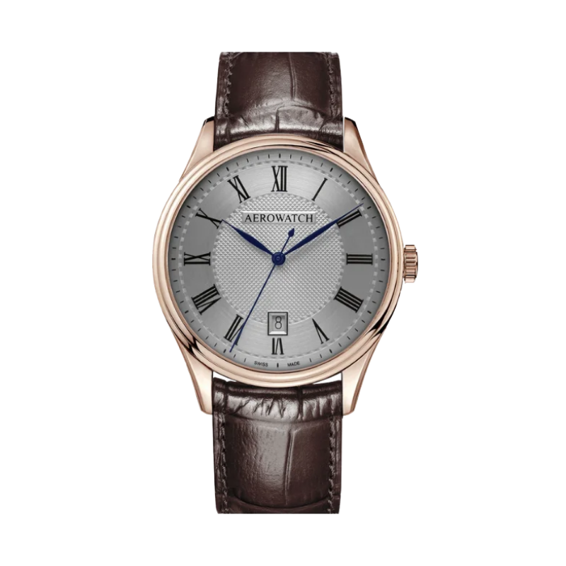 SKU A 60900 RO26 (6) Aerowatch |Les Grandes Classiques | Silver RG - Image 1
