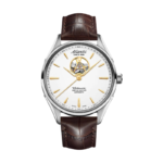 Atlantic women’s watch with white dial and gold stainless steel bracelet