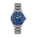 Atlantic Minimalist Black Dial Quartz Watch for Men